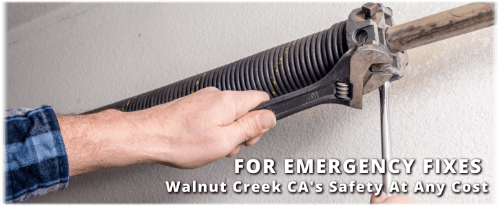 Broken Garage Door Spring Walnut Creek CA
